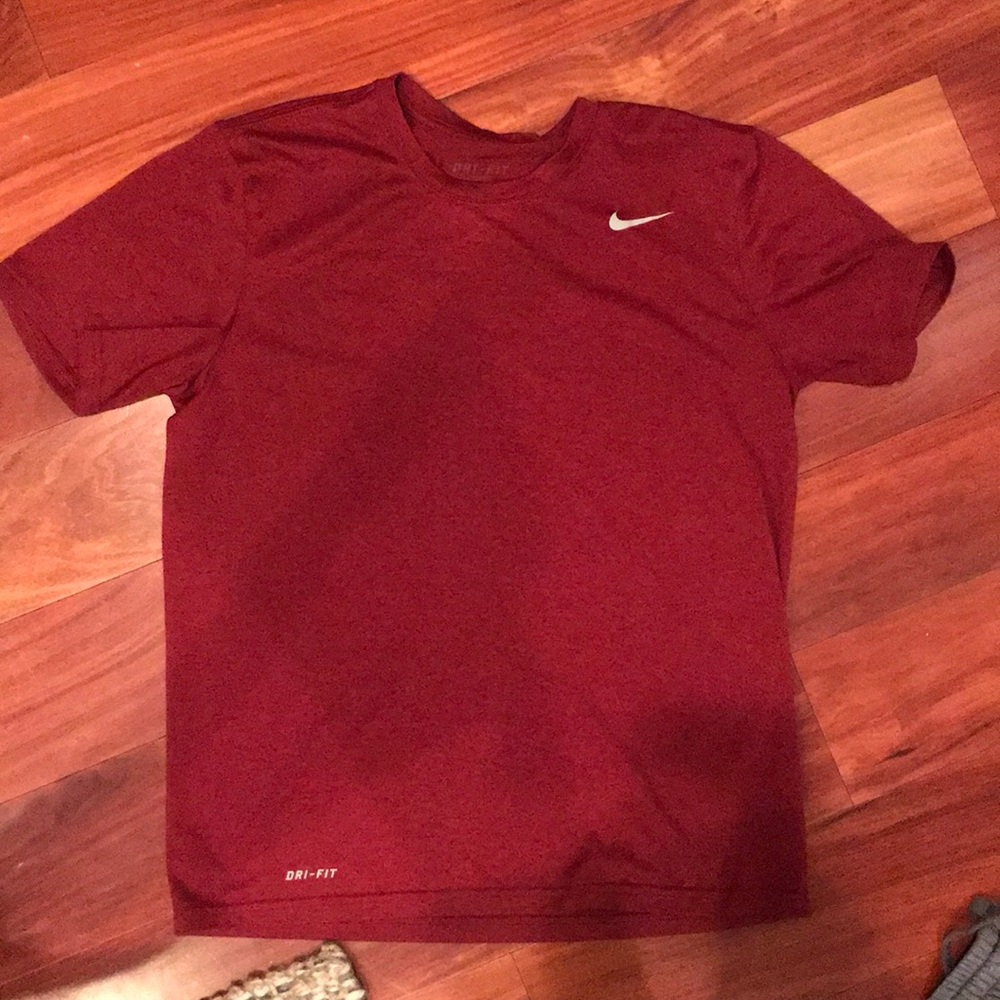 Red Nike dry fit